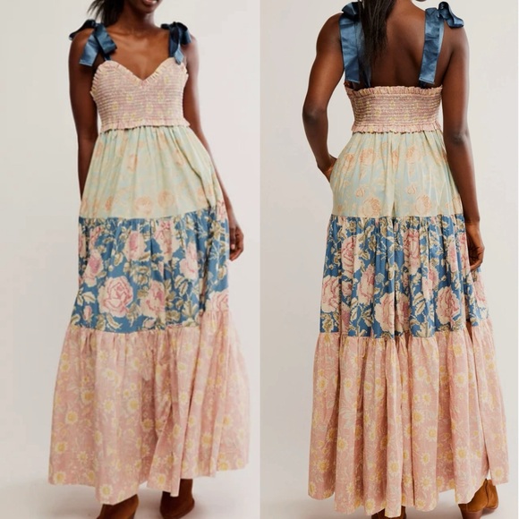 Free People Bluebell Maxi in Antique Combo - Picture 9 of 10